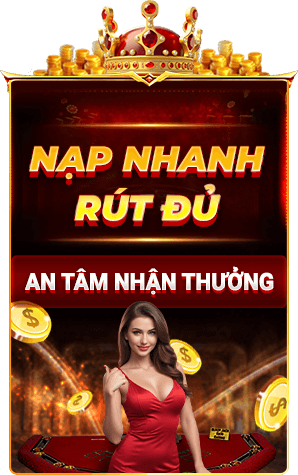 Banner nạp rút nhanh nhận thưởng lớn tại LUXVIP